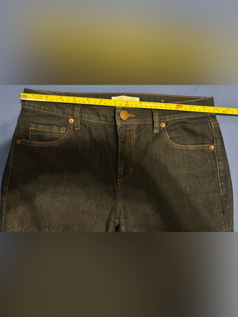 LOFT women’s Dark Indigo modern straight Jeans